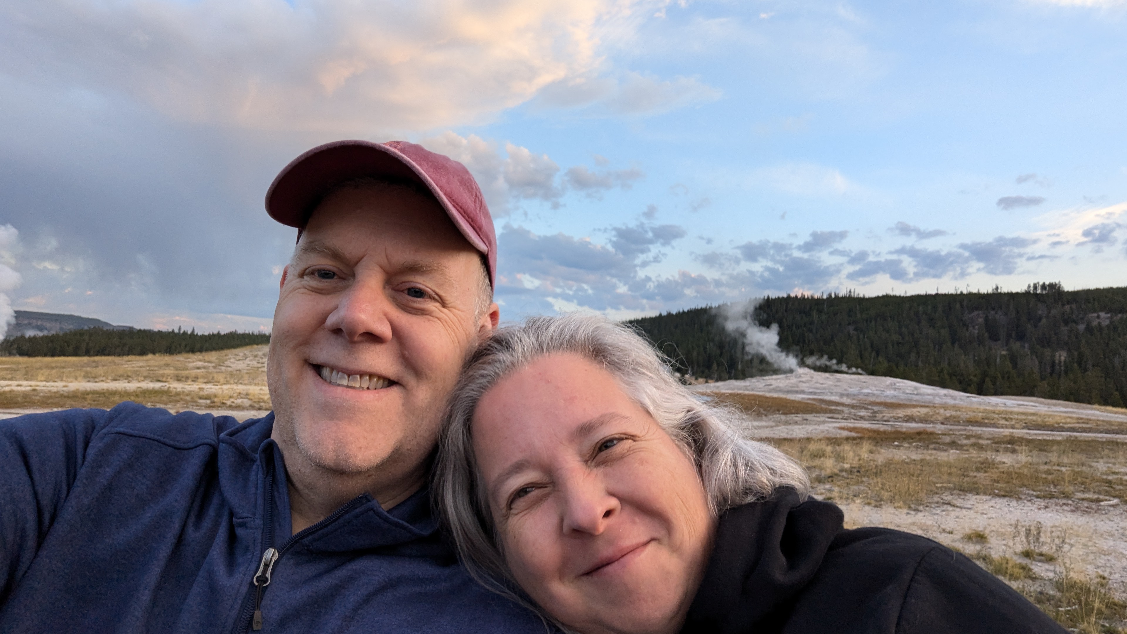 Richie and Sue on a scenic trip
